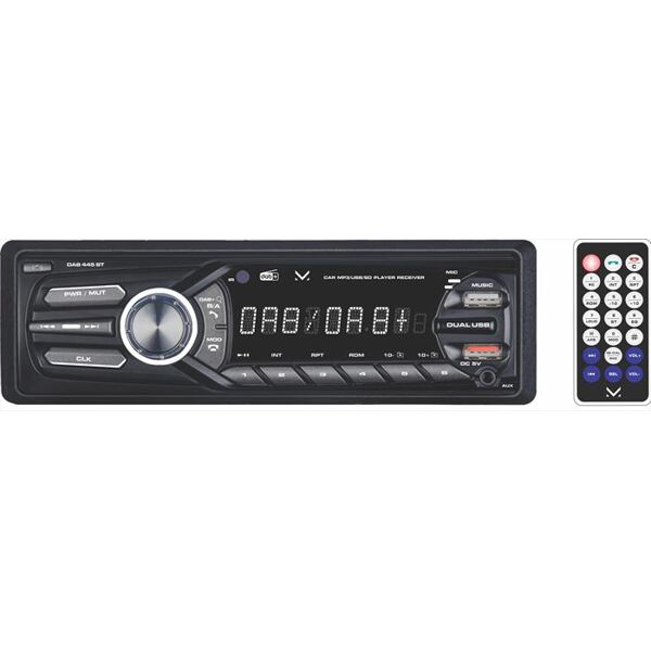 majestic car stereo dab 445 bt-nero