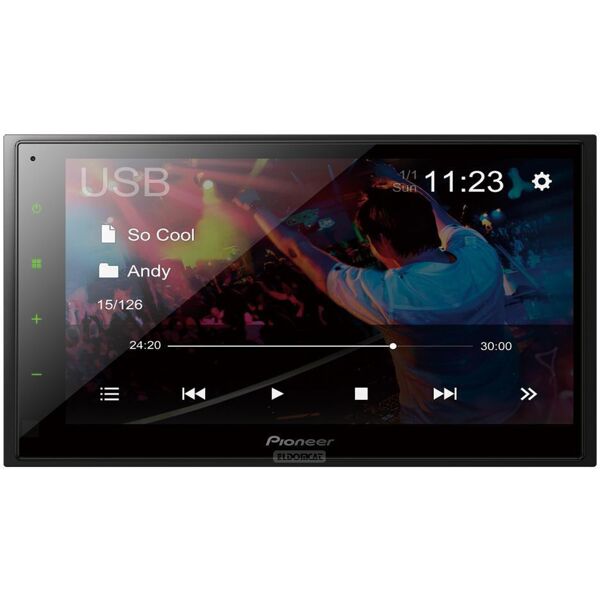 pioneer dmh-a340dab autoradio 2 din schermo 6.8 radio dab+ bluetooth usb - dmh-a340dab