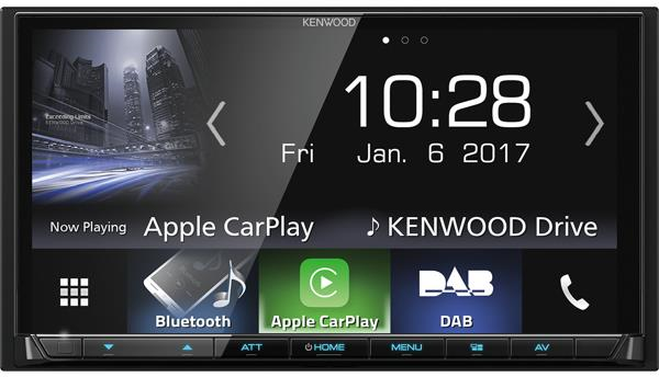 Kenwood Electronics DMX7017DABS 200W Bluetooth Nero autoradio