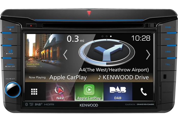 Kenwood DNX518VDABS Ricevitore multimediale per auto Nero 200 W Bluetooth
