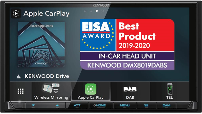 Kenwood DMX8019DABS Ricevitore multimediale per auto Nero 200 W Bluetooth