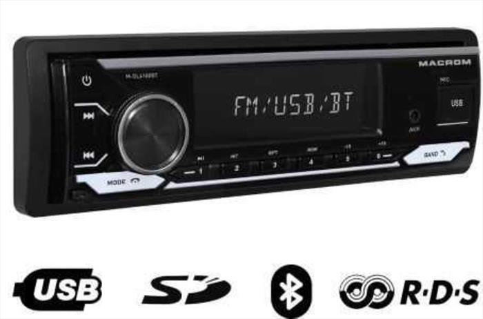 MACROM Car Stereo M-dl4100bt-nero