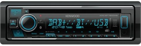 Kenwood KDC-BT760DAB Nero 50 W Bluetooth (KDCBT760DAB)