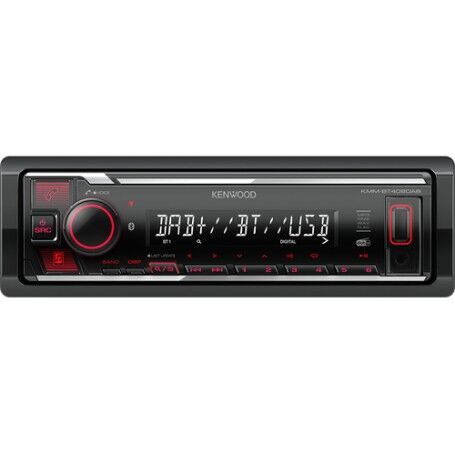 Kenwood Electronics KMM-BT408DAB Ricevitore multimediale per auto Nero 88 W Bluetooth (KMMBT408DAB)