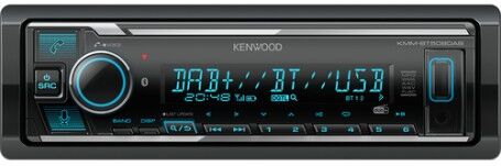 Kenwood Electronics KMM-BT508DAB Ricevitore multimediale per auto Nero 200 W Bluetooth (KMMBT508DAB)