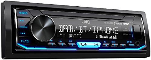 KD-X451DBT JVC  digital mediamottagare med Bluetooth handsfree-funktion och digital radio DAB svart