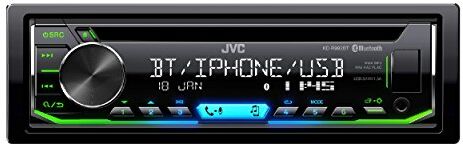 KD-R992BT JVC  CD-mottagare med Bluetooth, Spotify, USB, Aux och variabel färgbelysning