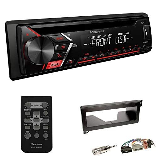 DEHS101EBS64 EHO Bilradio 1-DIN installationssats passar Chrysler Voyager inkl Pioneer DEH-S101UB med fjärrkontroll