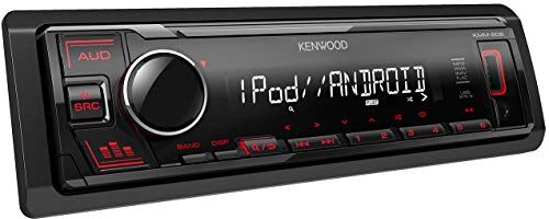 KMM-205 Kenwood  USB-bilradio med RDS, USB, svart