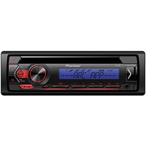 Deh-S120ubb Pioneer MVH-S120UBG 1-DIN receiver with blue illumination, USB and compatible with Android devices.