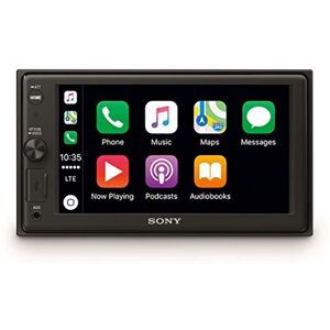 Sony XAV-AX1000 Media Receiver (6.2 Inch, with Bluetooth and Apple CarPlay) - Black