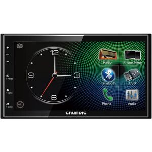 Grkvw02 Connects2 - Volkswagen Various Models 6.8" Grundig Double Din Stereo Kit In Premium Gloss Black Touch Screen DAB/DAB+ CarPlay Android Auto Bluetooth Hands-free