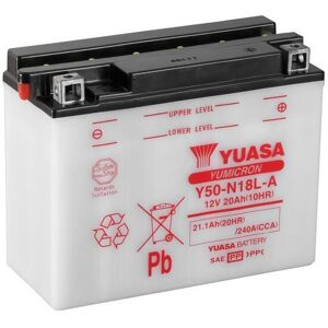 YUASA Y50-N18L-A Batterie ohne Säurepack