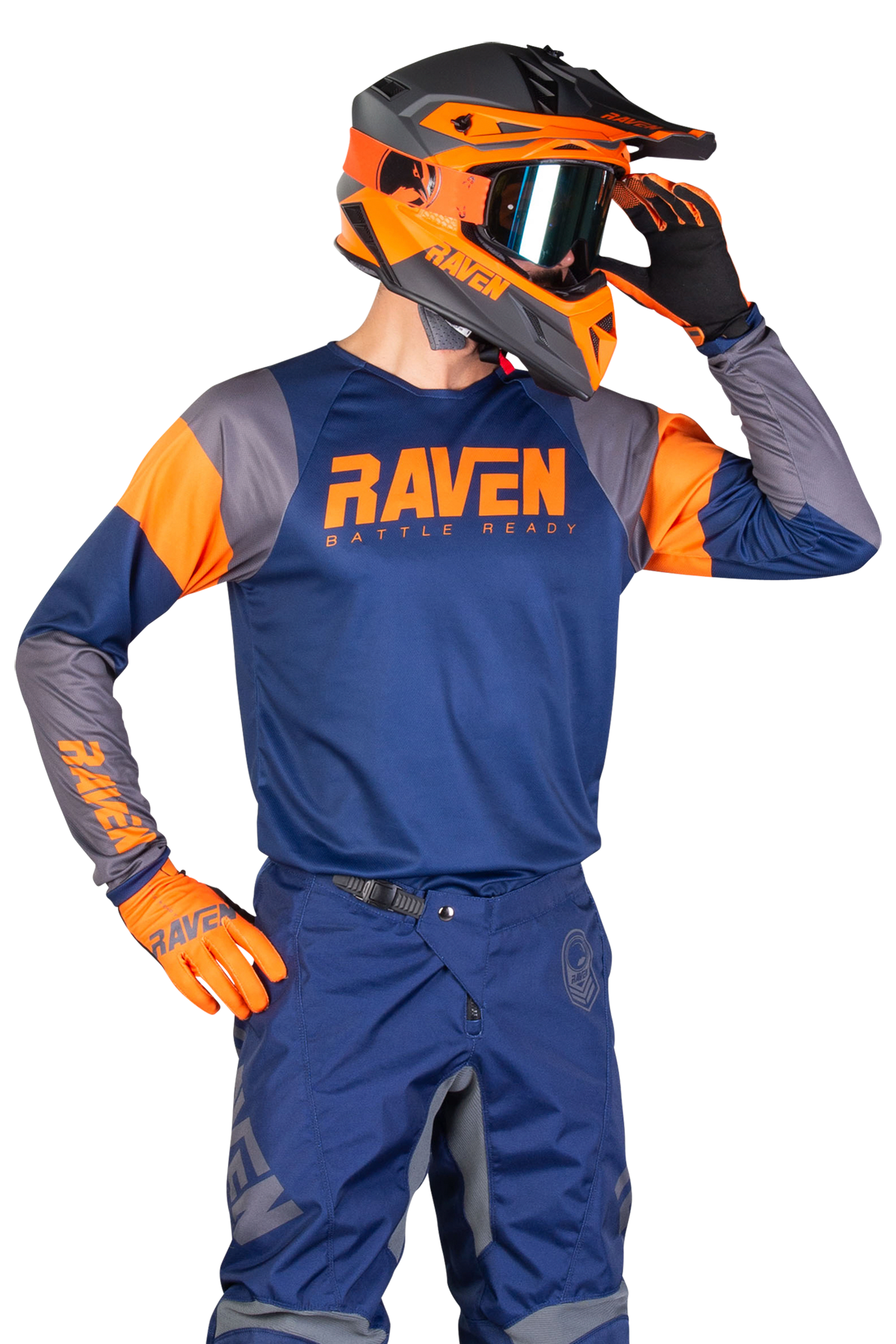 Raven Crossipaita Raven Rival Pyre Sininen-Harmaa-Oranssi