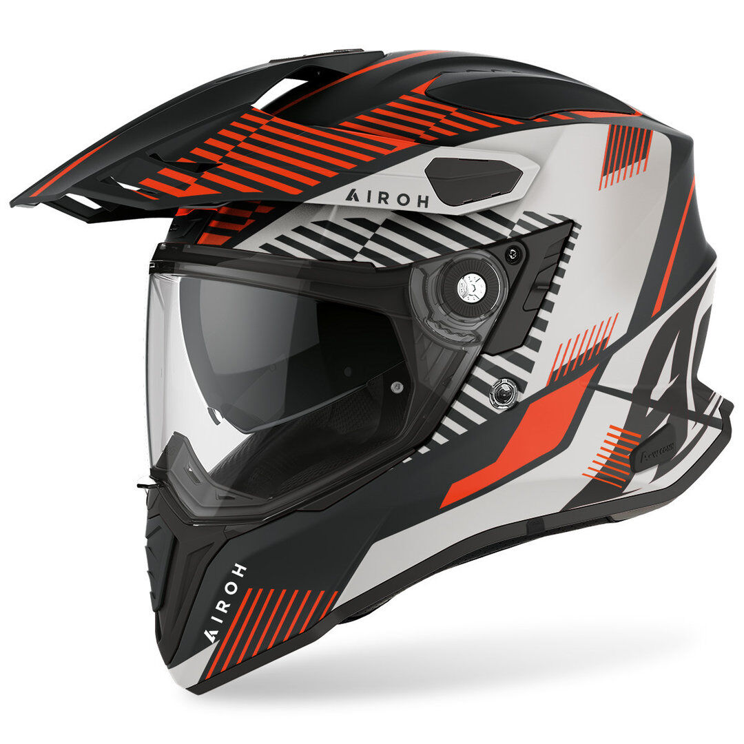 Airoh Commander Boost Motocross hjelm 2XL Svart Oransje