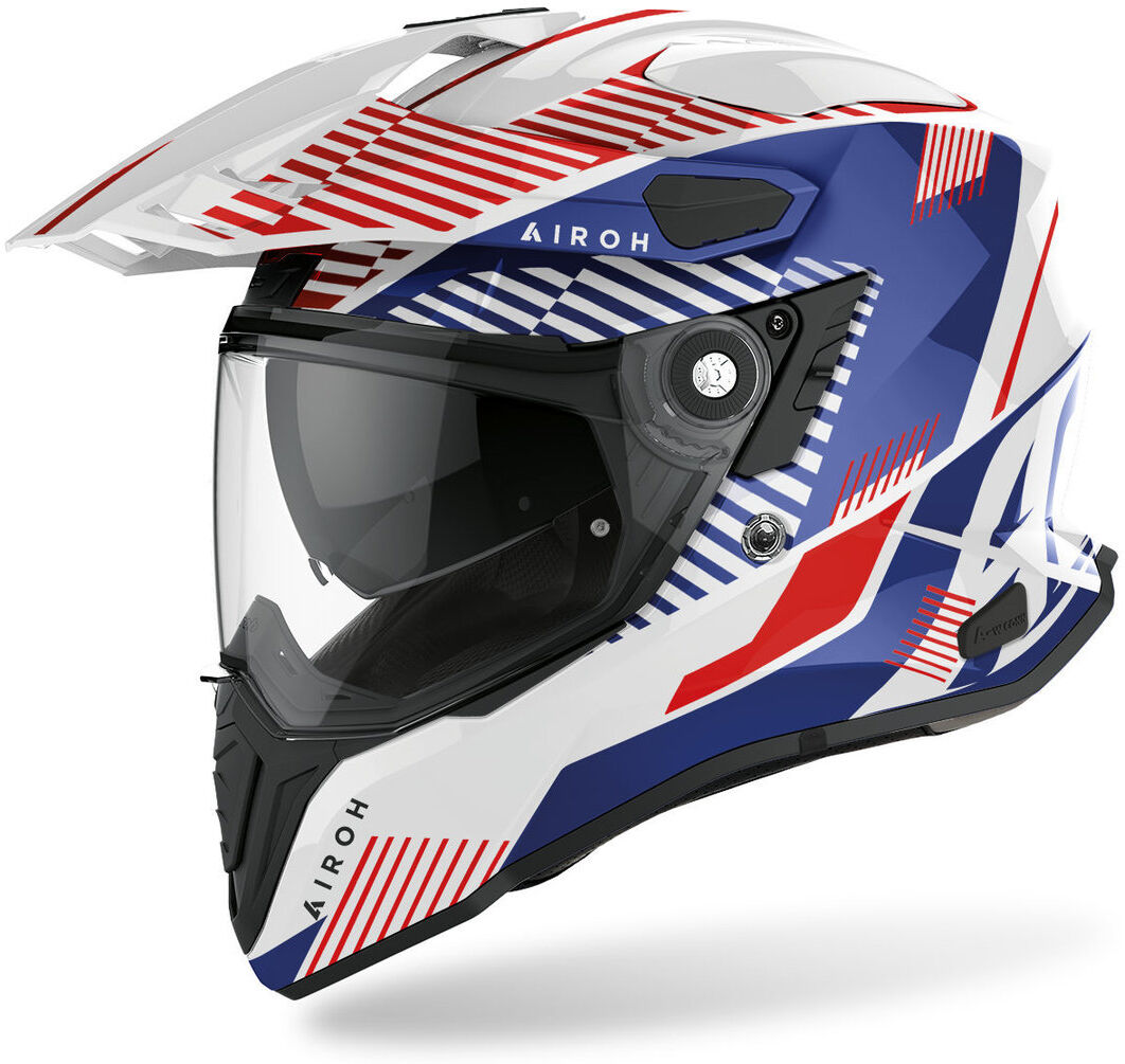 Airoh Commander Boost Motocross hjelm 2XL Hvit Rød Blå