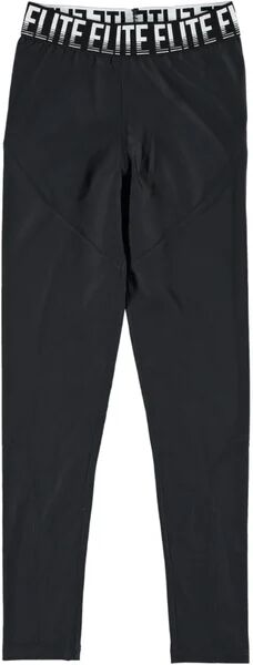 Elite-Action-Sports Girls Compression Long Pant BLACK (SOLID) size 6-8