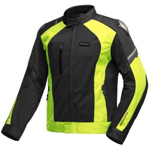 NERVE Motorradjacke »Latitude«, Sommerjacke schwarz-neongelb  XXL