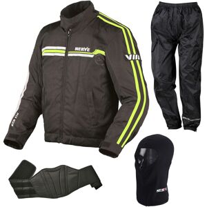 NERVE Motorradkombi »Nerve 4-teiliges Set Swift« schwarz  S