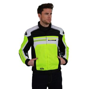 NERVE Motorradjacke »X 66«, Men neongelb-weiss  XXXL