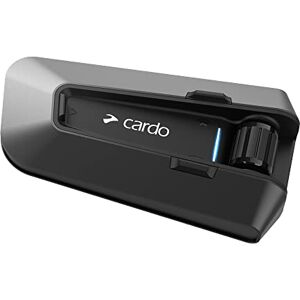 Cardo PACKTALK Edge Motorrad Bluetooth Kommunikationssystem Headset Gegensprechanlage – Einzelpackung Black