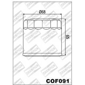 CHAMPION Ölfilter für TRIUMPH COF091