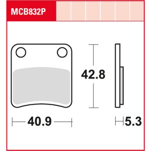 TRW Lucas Bremsbelag MCB832P