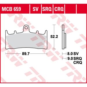 TRW Lucas Racingbelag MCB660CRQ