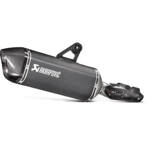 Akrapovic Slip-On Line Titanium Endschalldämpfer  Schwarz Grau