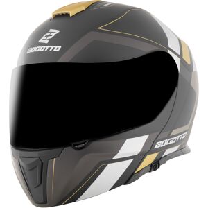 Bogotto FF403 Murata Klapphelm XS Schwarz Gold