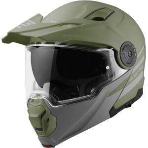 Bogotto FG-102 Fiberglas Enduro Klapphelm XS Grün