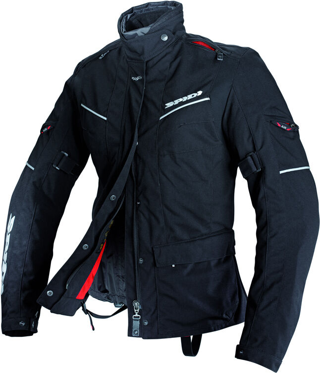 Spidi Venture Damen Motorrad Textiljacke XS Schwarz