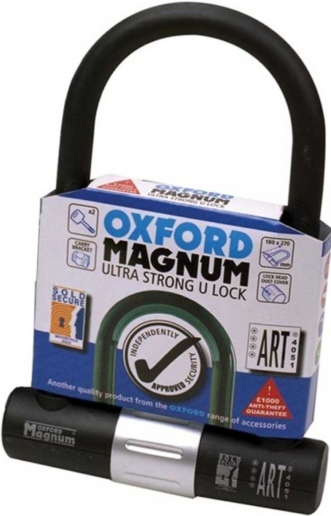 Oxford Magnum Medium Bügelschloss  Schwarz