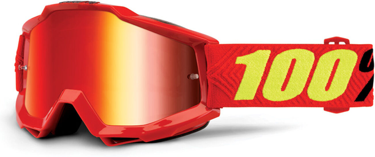 100% Accuri Extra Motocross Brille Einheitsgröße Rot Gelb