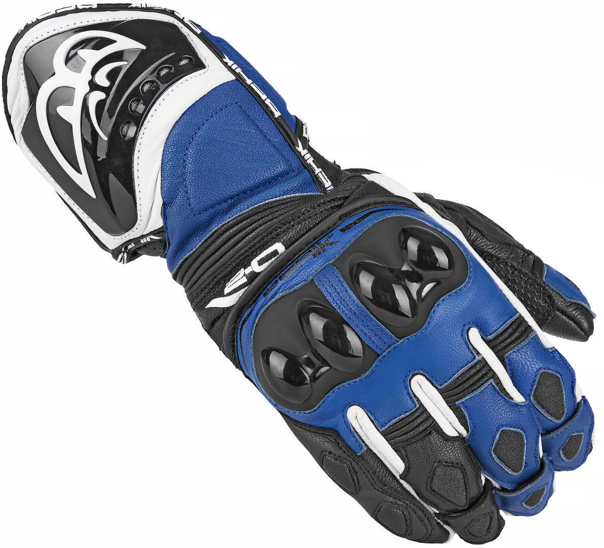 Berik Spa Motorradhandschuhe S Schwarz Blau