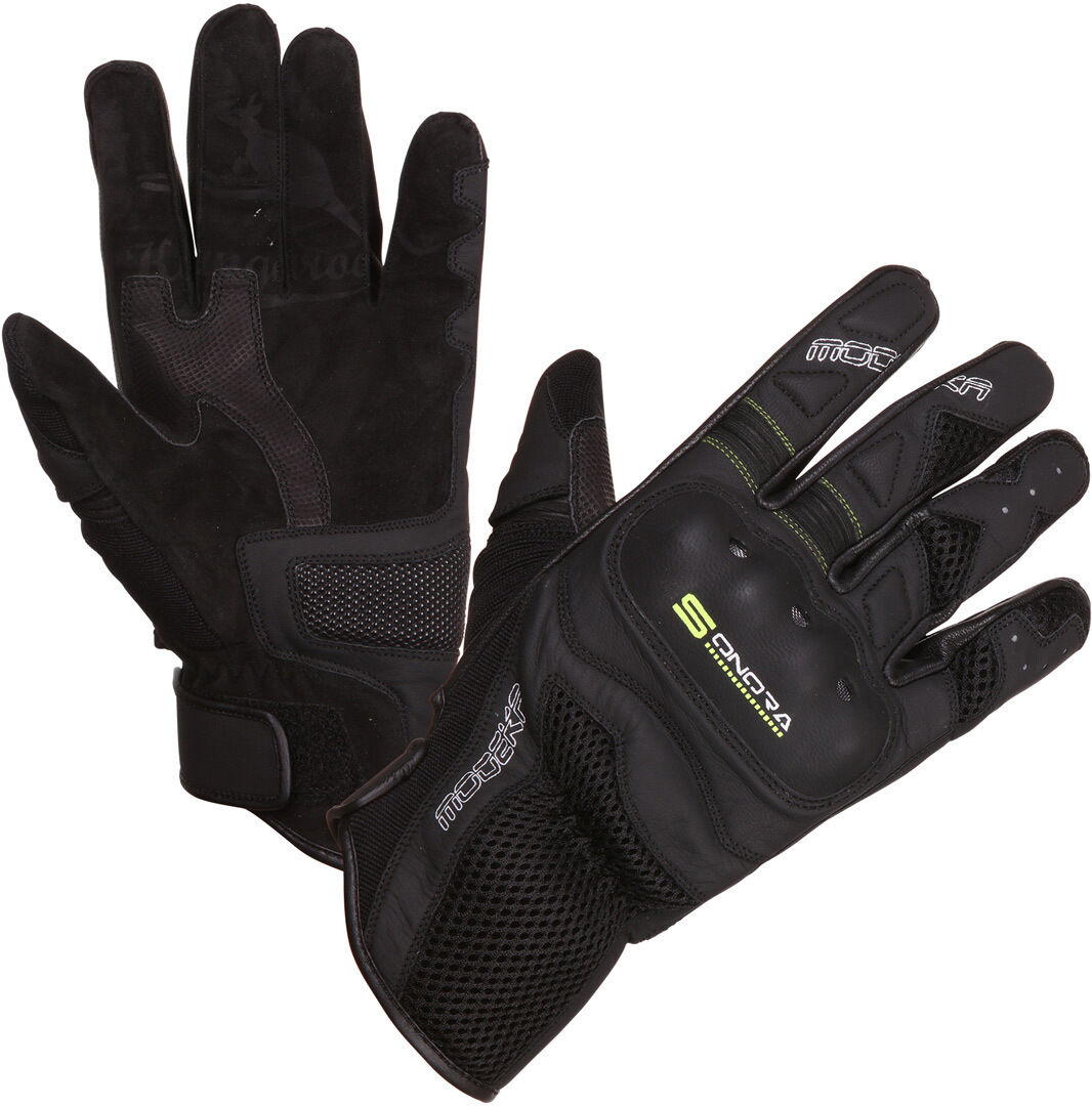 Modeka Sonora Handschuhe XL Schwarz Gelb