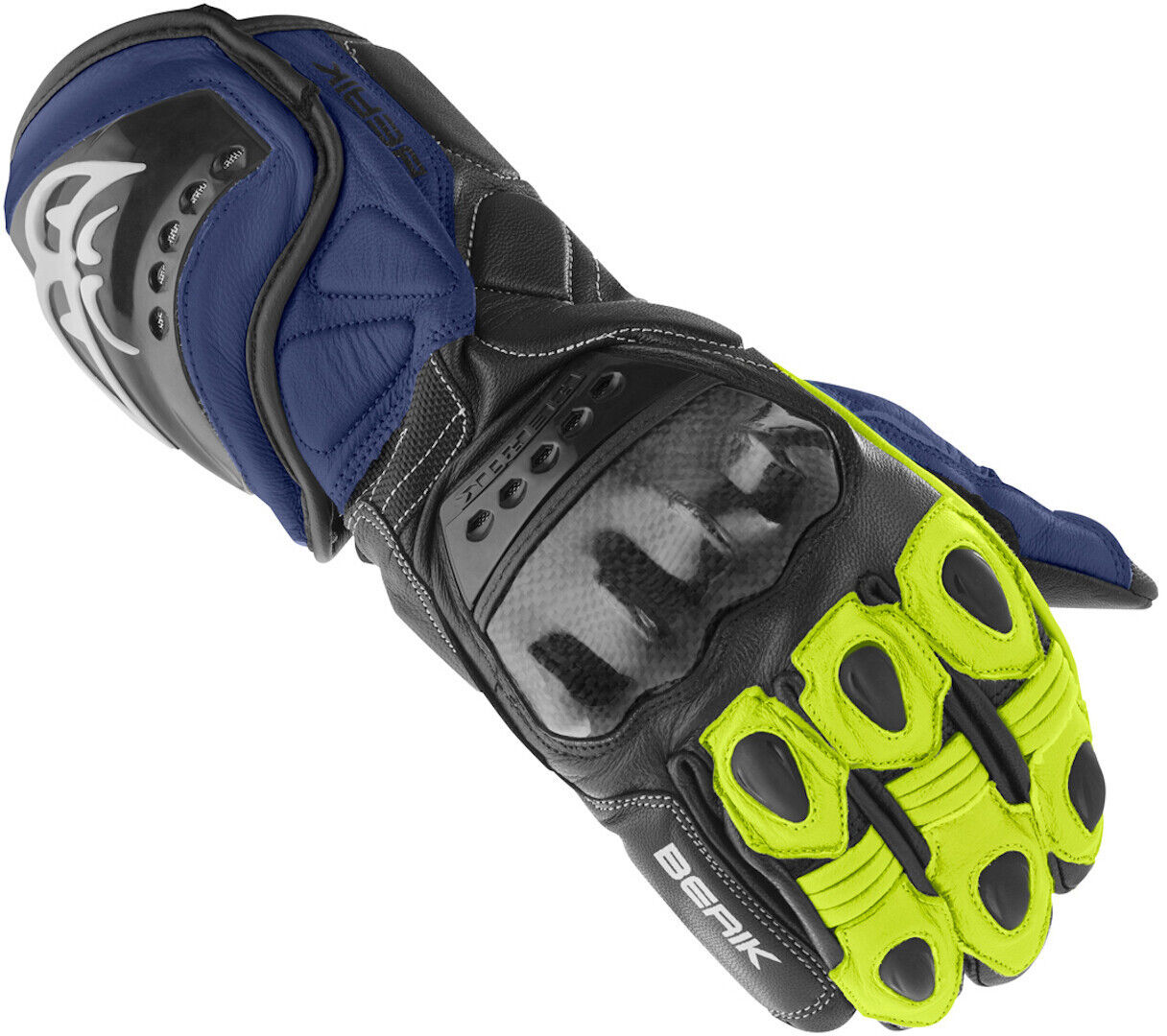 Berik TX-1 Motorradhandschuhe M Schwarz Blau