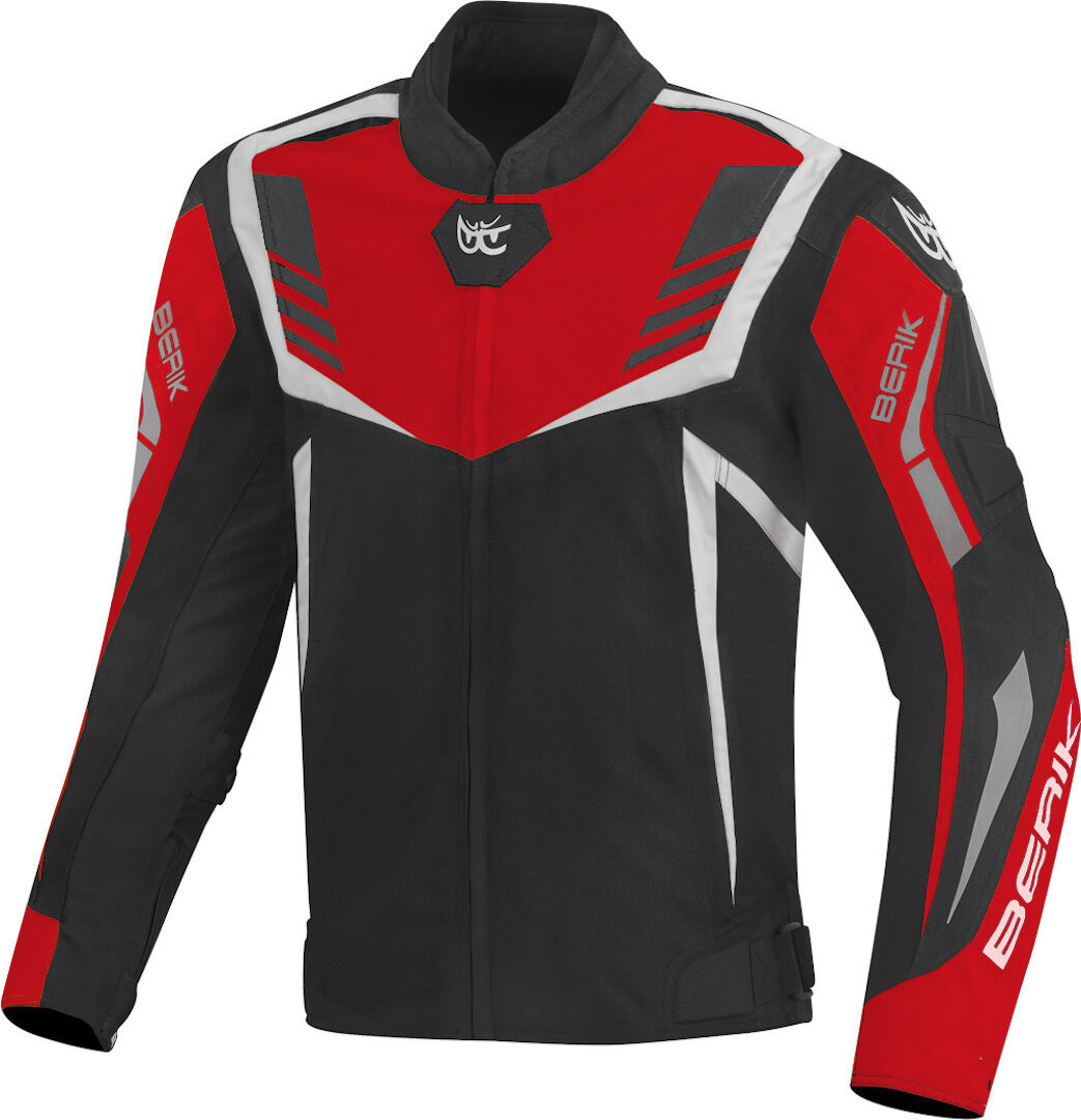 Berik Toronto Motorrad Texiljacke 60 Schwarz Weiss Rot