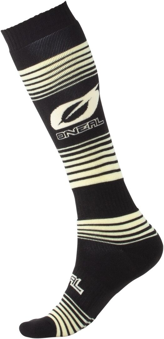 Oneal MX Stripes Motocross Socken Einheitsgröße Gelb