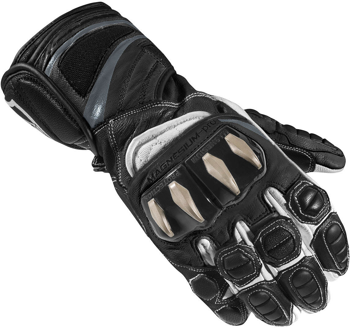 Arlen Ness Yakun Evo Motorradhandschuhe 3XL Schwarz Grau Weiss