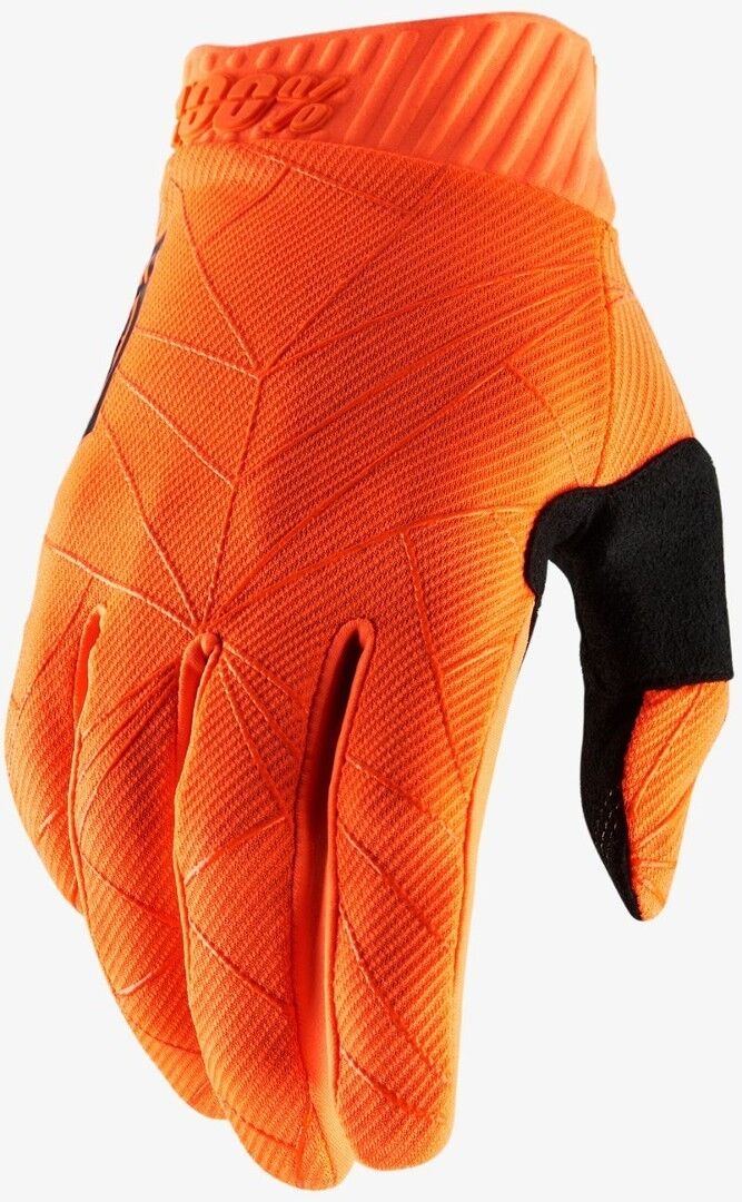 100% Ridefit Handschuhe M Schwarz Orange