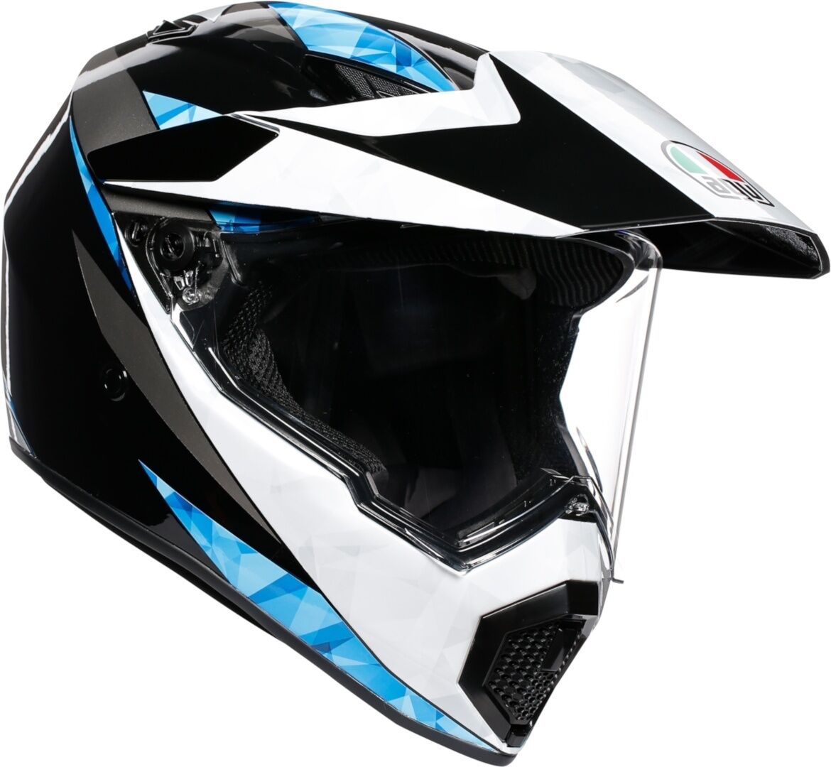 AGV AX-9 North Helm S Schwarz Weiss Blau