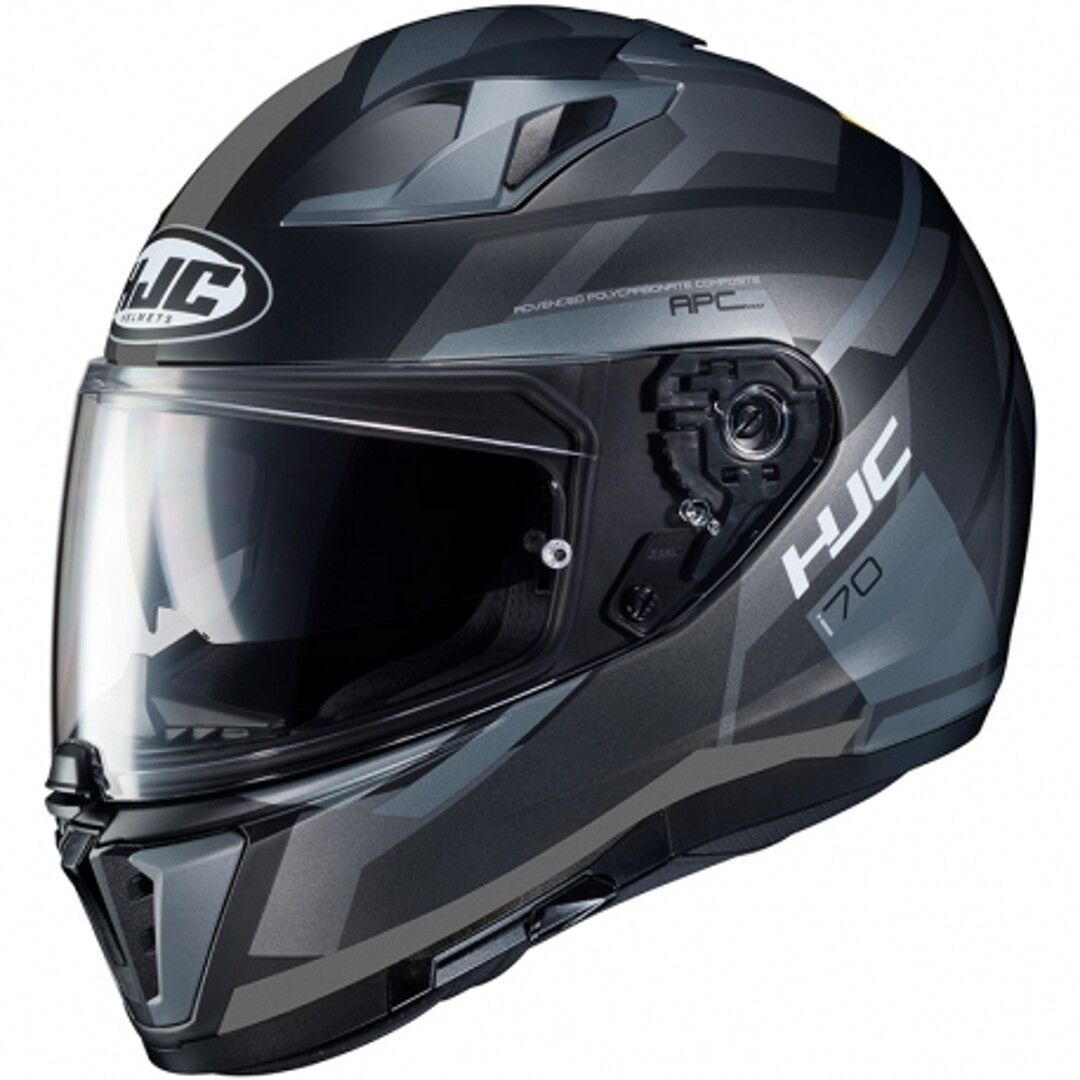 HJC i70 Elim Helm L Schwarz Grau