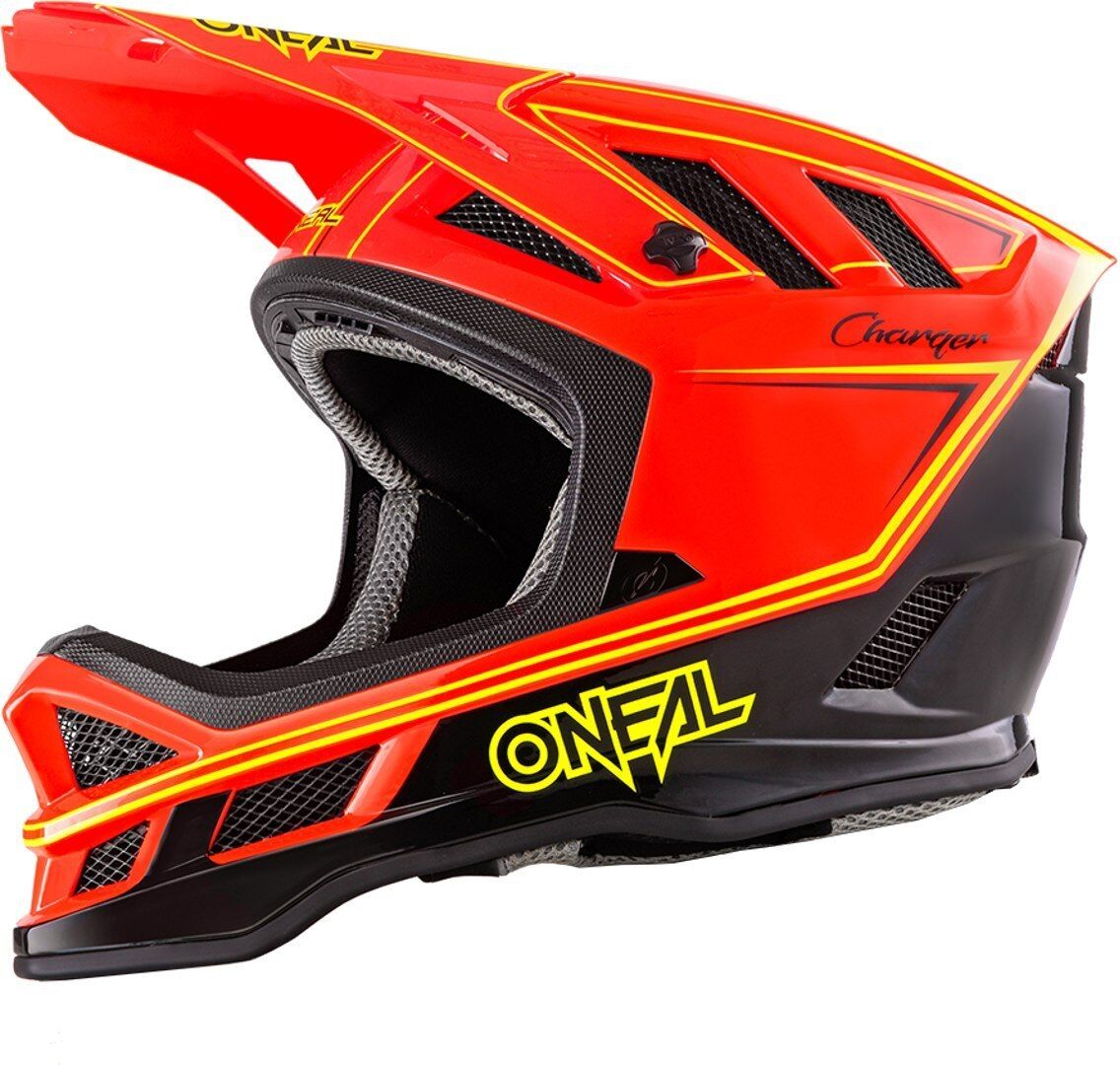 Oneal Blade Hyperlite Charger Downhill Helm L Rot