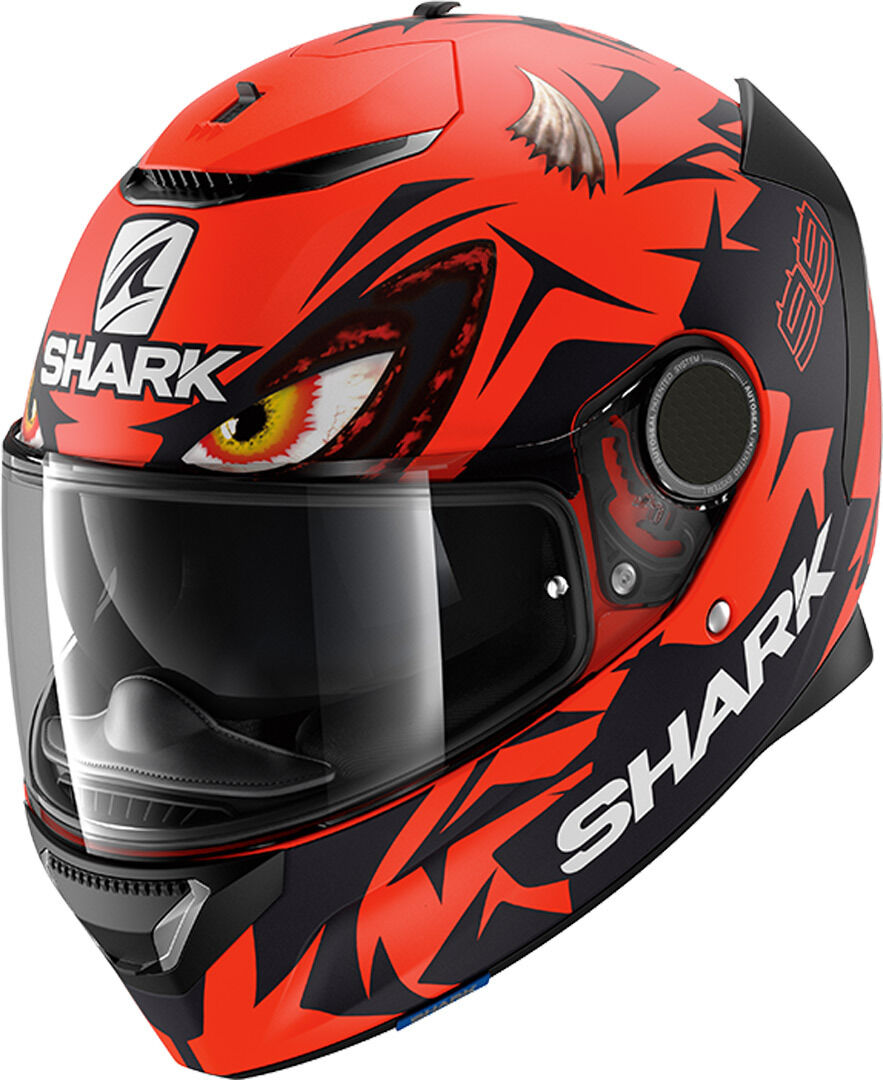 Shark Spartan Replica Lorenzo Austrian GP Mat Helm XS Schwarz Rot