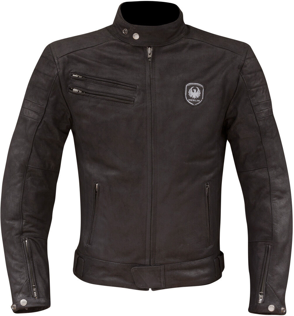 Merlin Alton Motorrad Lederjacke S Schwarz