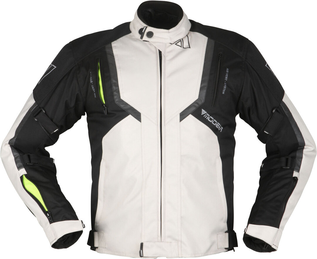 Modeka Eloy Motorrad Textiljacke M Schwarz Grau