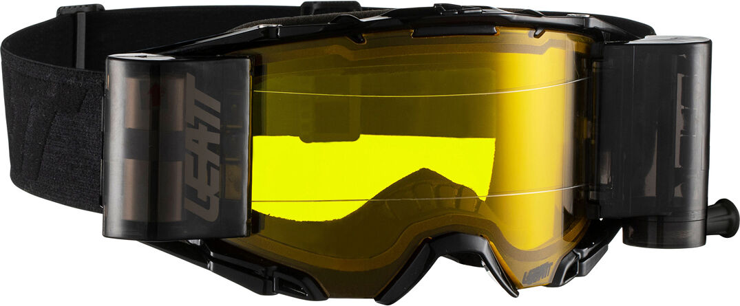 Leatt Velocity 6.5 Roll-Off Motocross Brille Einheitsgröße Schwarz Grau