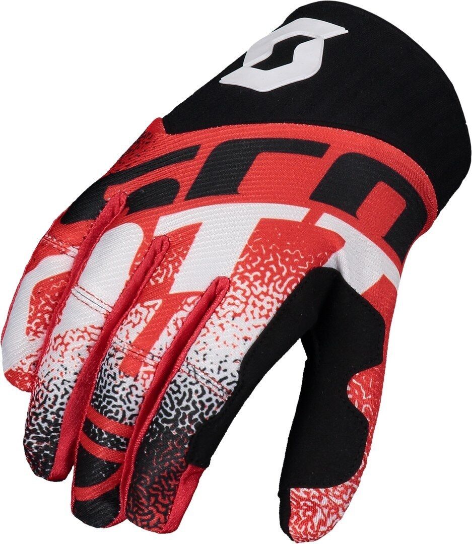 Scott 450 Noise Motocross Handschuhe L Schwarz Rot