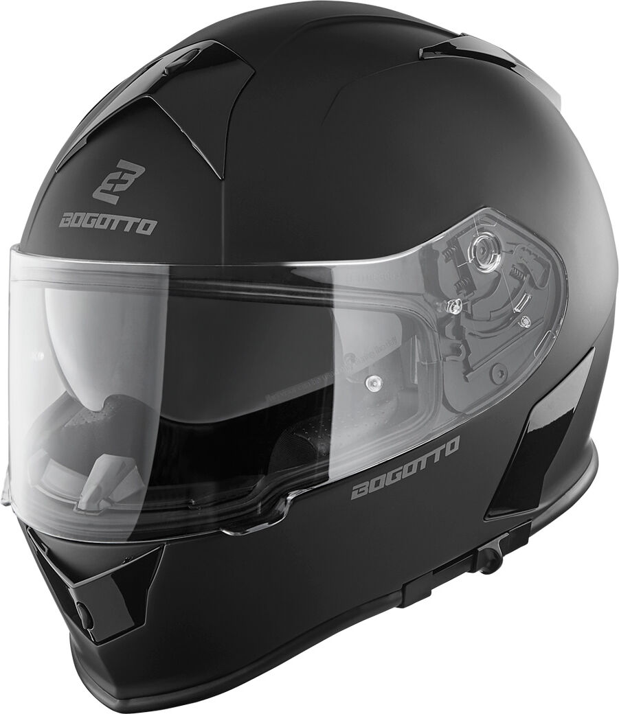 Bogotto V126 Solid Helm M Schwarz